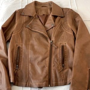 Jacket Size Large Carmel Color